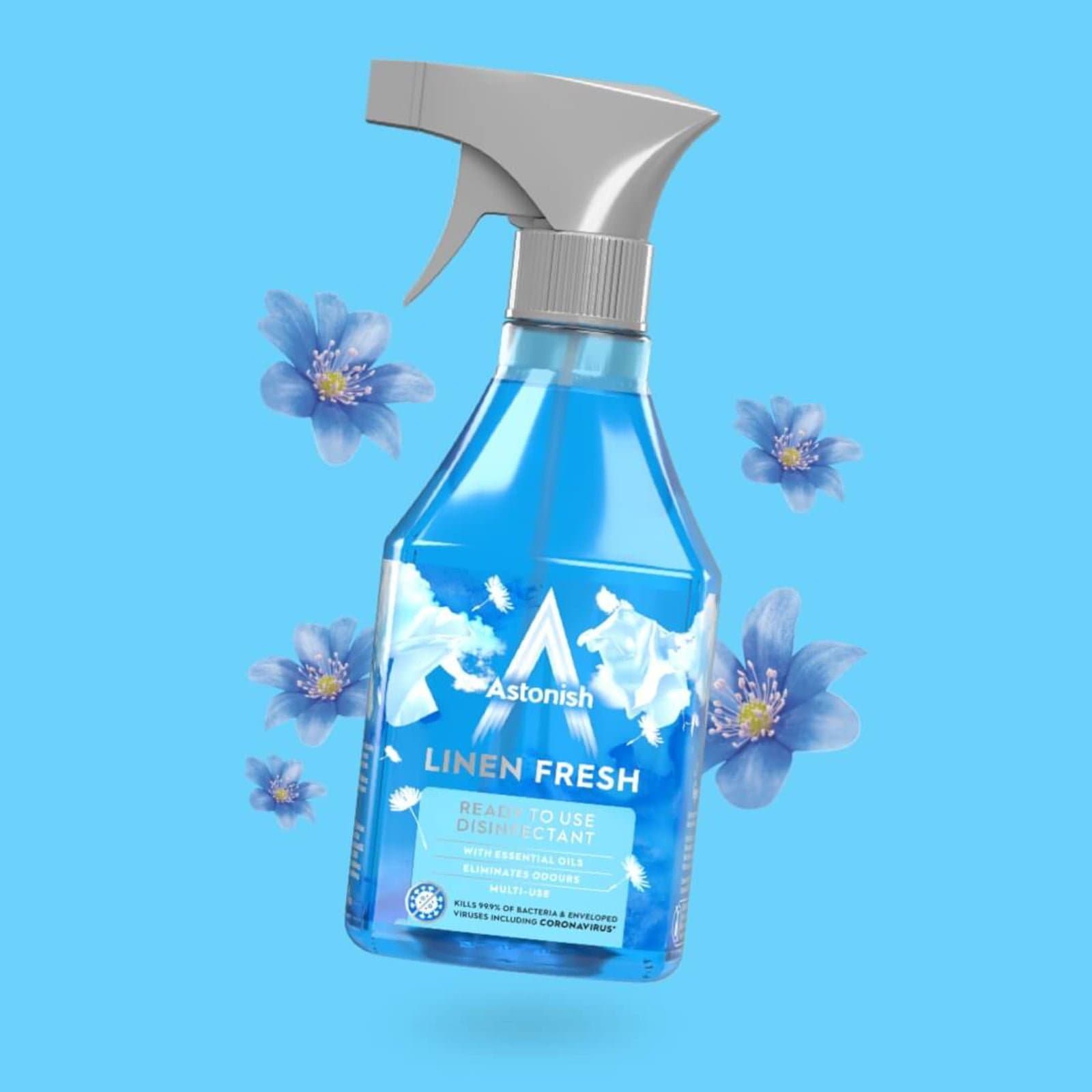Astonish Linen Fresh Ready to Use Disinfectant 550ml