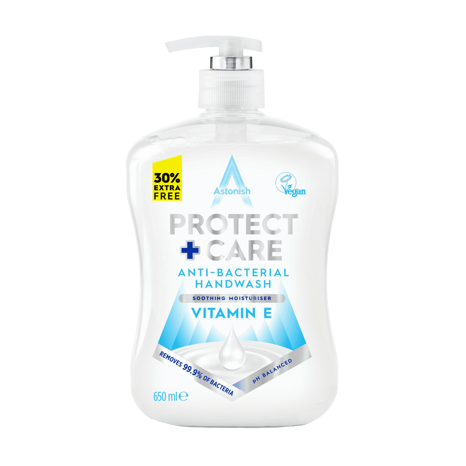 Astonish Protect + Care Antibacterial Handwash Vitamin E 600ml