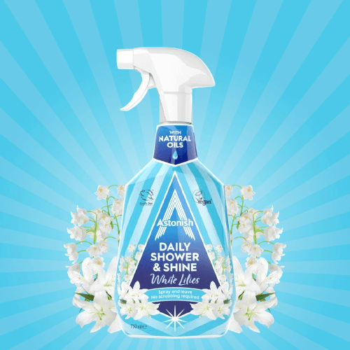 Astonish Shower Shine White Lilies 750ml