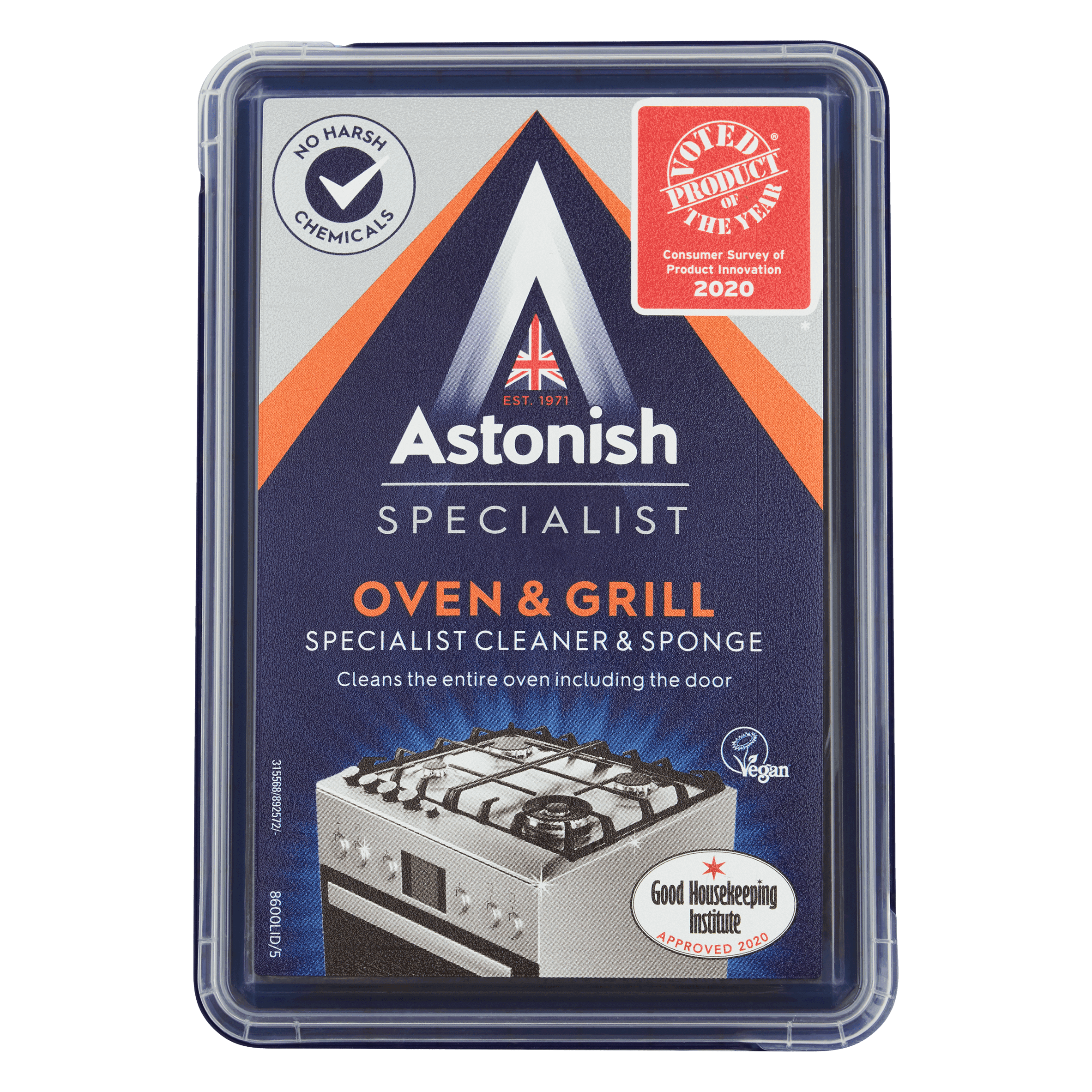 Astonish Specialist Oven & Grill Cleaner & Sponge 250gms